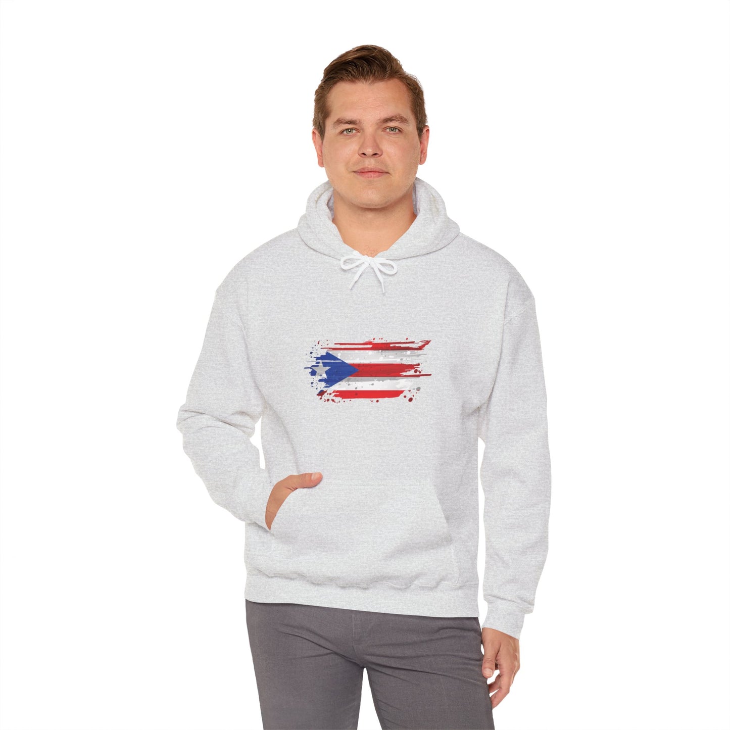 Puerto Rico Flag - Unisex Heavy Blend Hooded Sweatshirt