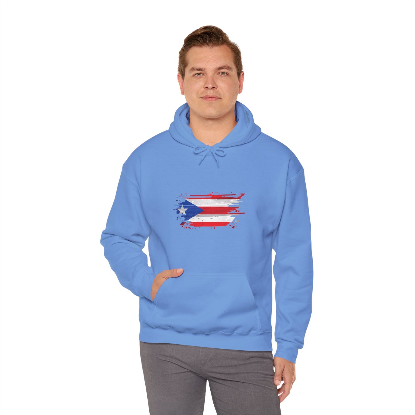 Puerto Rico Flag - Unisex Heavy Blend Hooded Sweatshirt