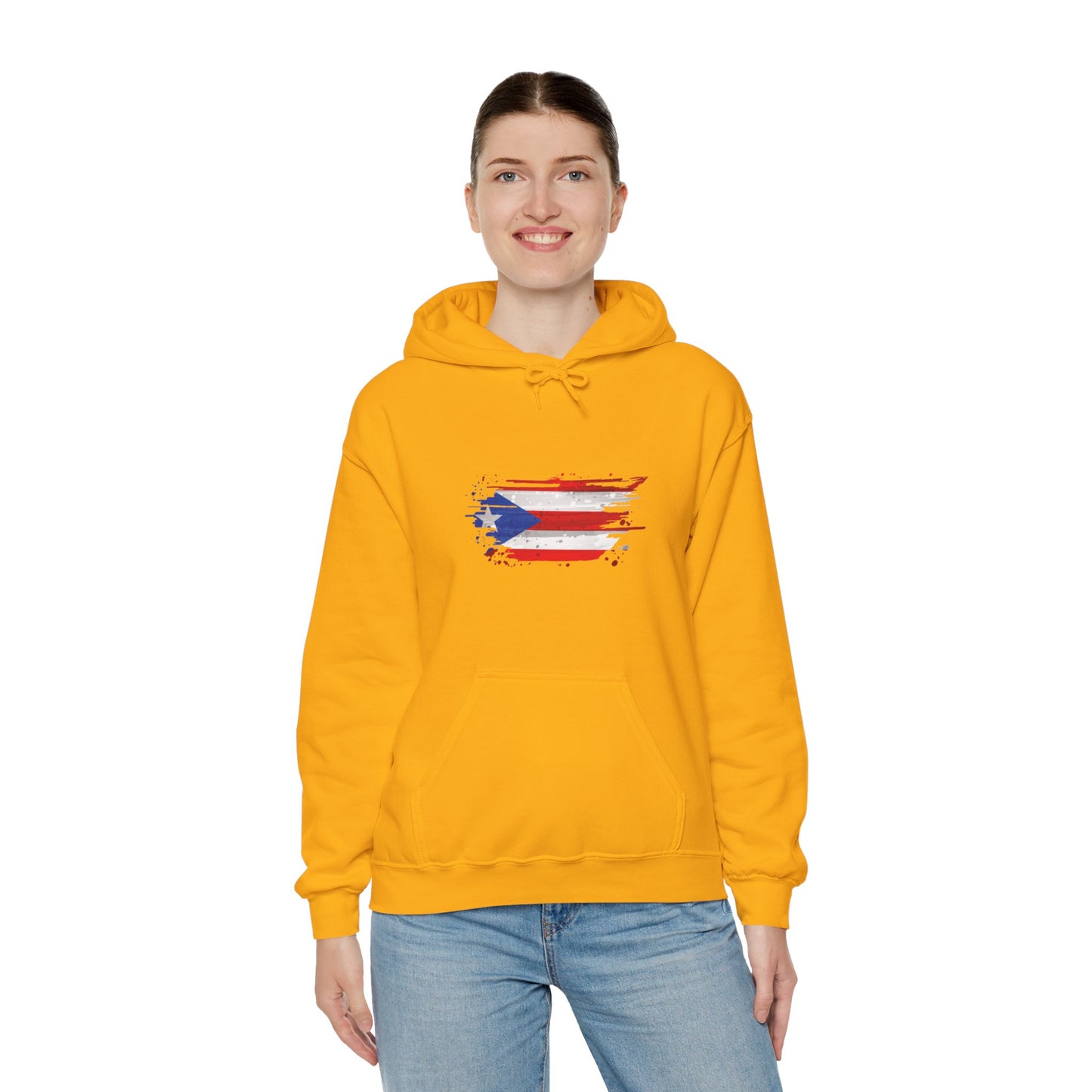 Puerto Rico Flag - Unisex Heavy Blend Hooded Sweatshirt