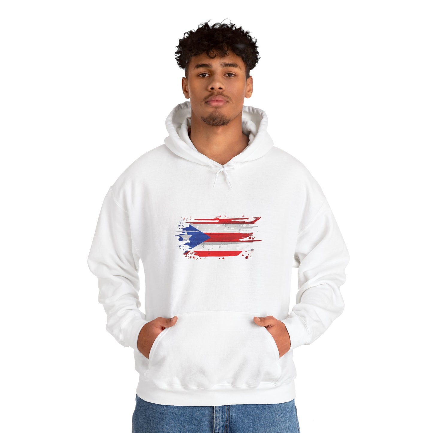 Puerto Rico Flag - Unisex Heavy Blend Hooded Sweatshirt