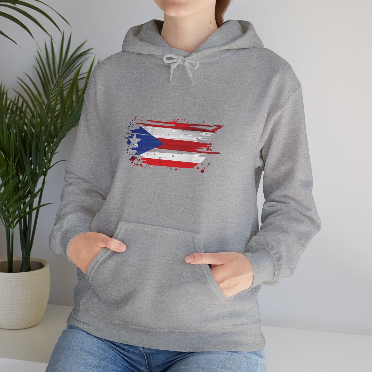 Puerto Rico Flag - Unisex Heavy Blend Hooded Sweatshirt