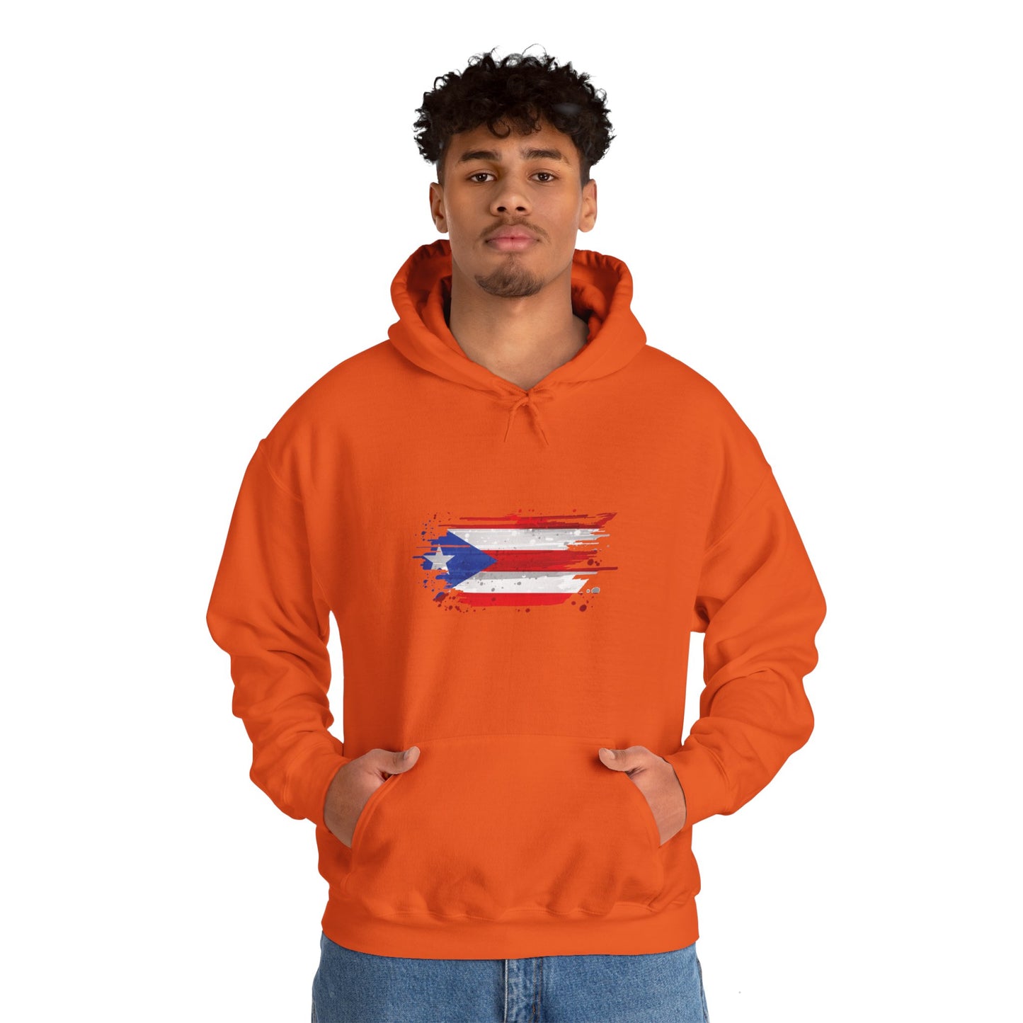 Puerto Rico Flag - Unisex Heavy Blend Hooded Sweatshirt