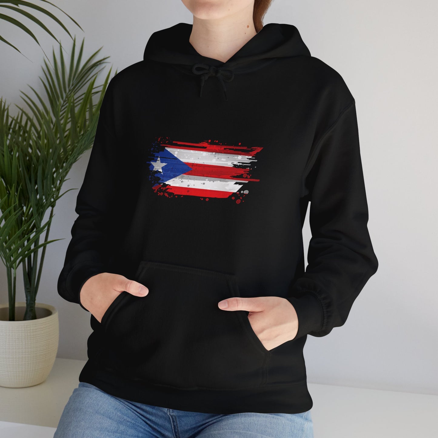 Puerto Rico Flag - Unisex Heavy Blend Hooded Sweatshirt