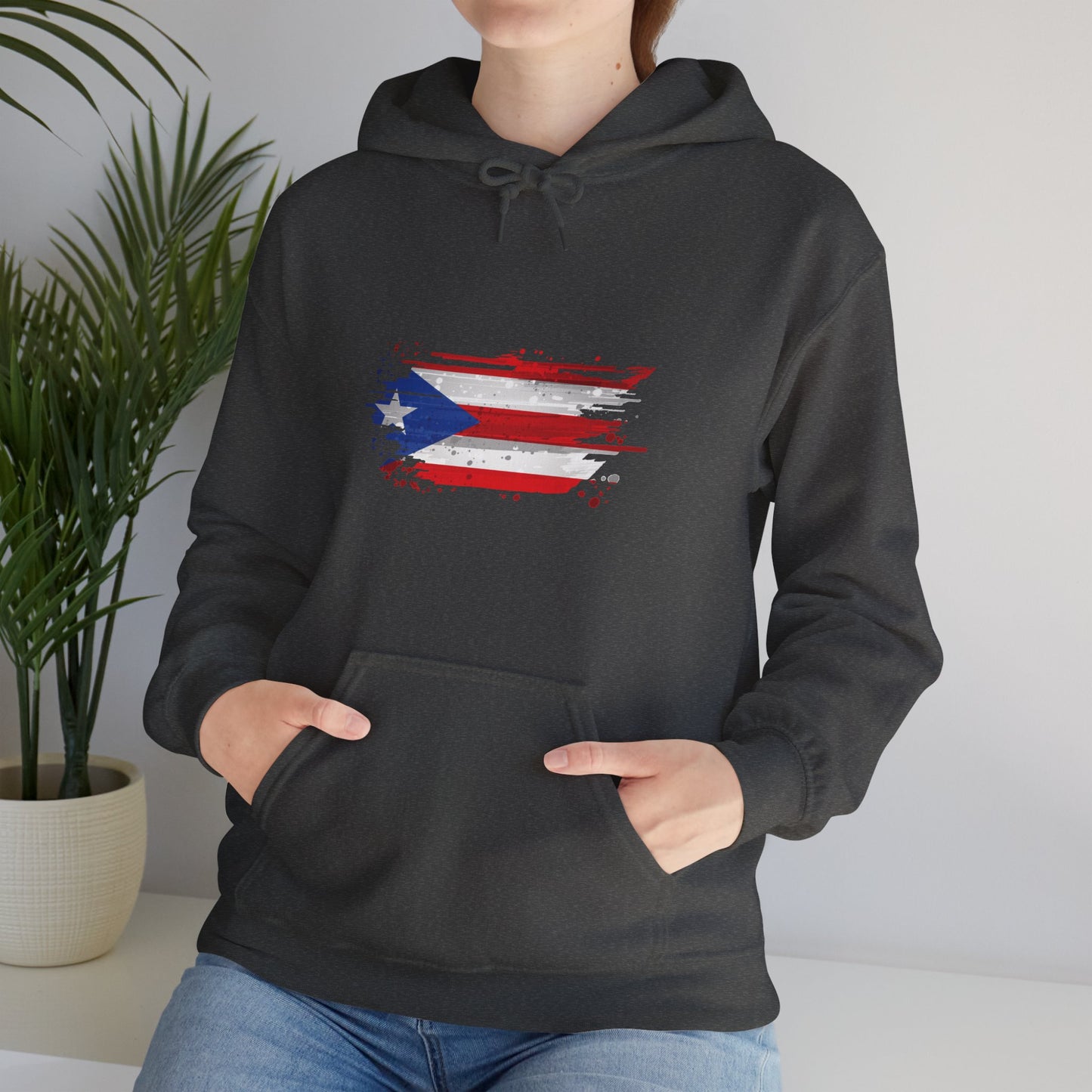 Puerto Rico Flag - Unisex Heavy Blend Hooded Sweatshirt