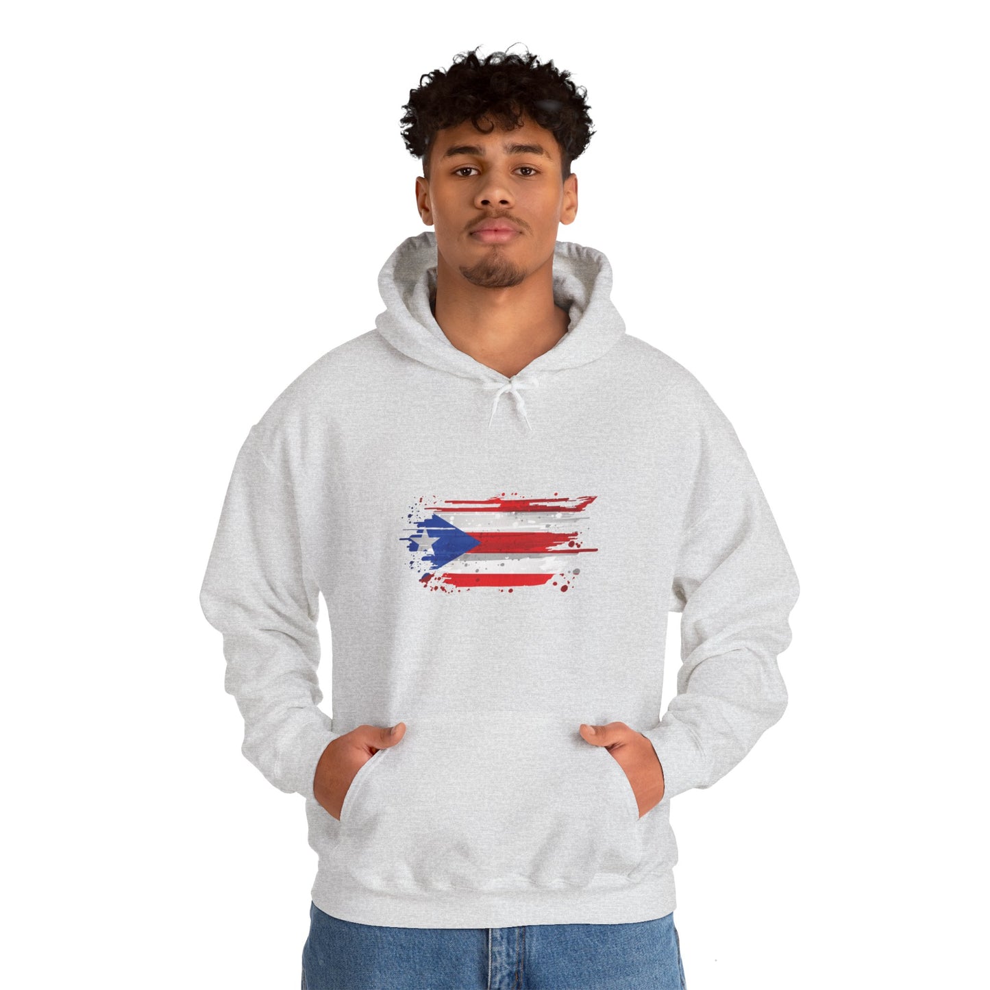 Puerto Rico Flag - Unisex Heavy Blend Hooded Sweatshirt