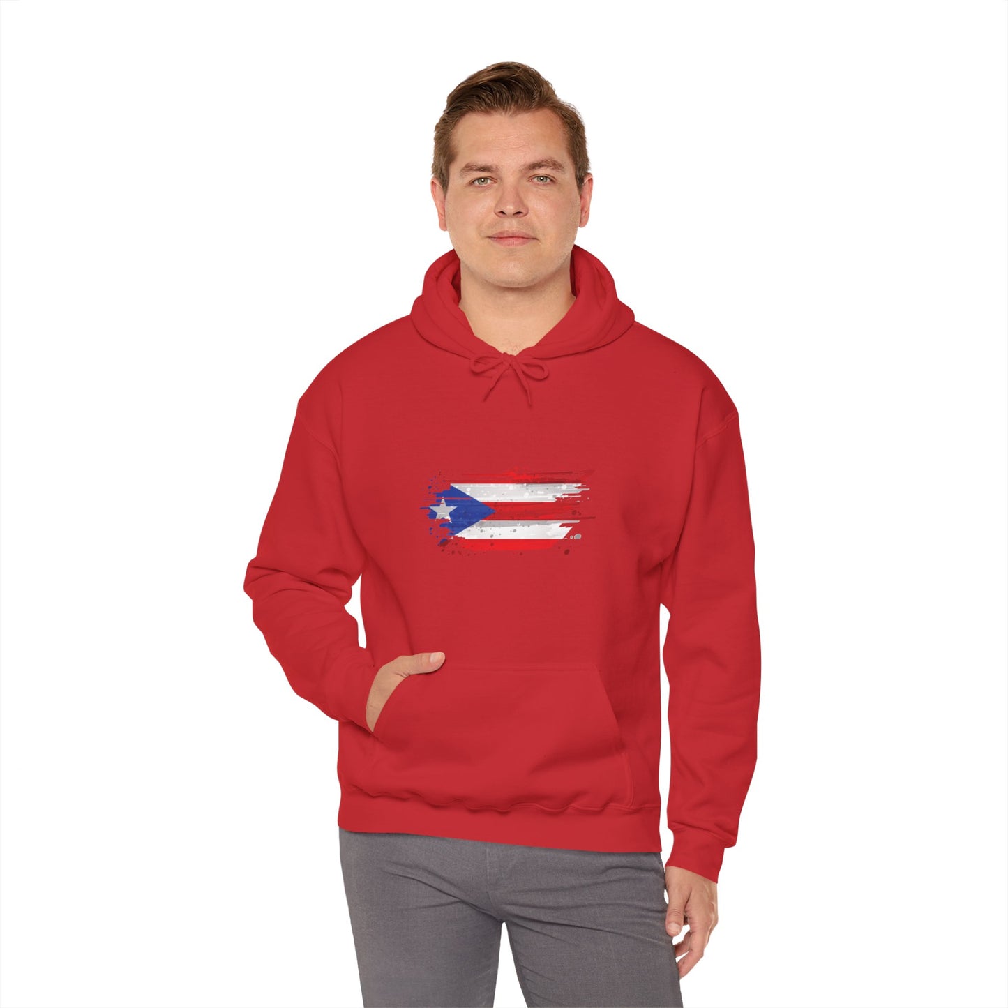 Puerto Rico Flag - Unisex Heavy Blend Hooded Sweatshirt