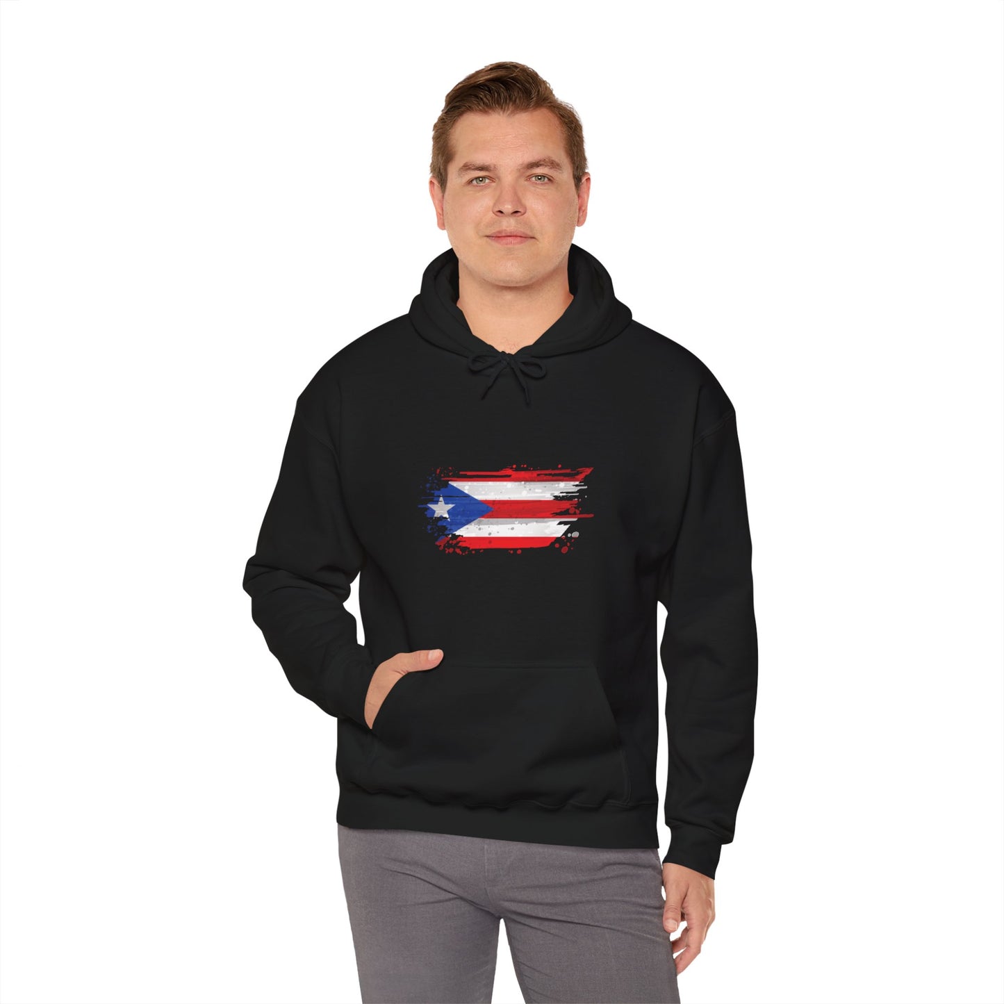 Puerto Rico Flag - Unisex Heavy Blend Hooded Sweatshirt