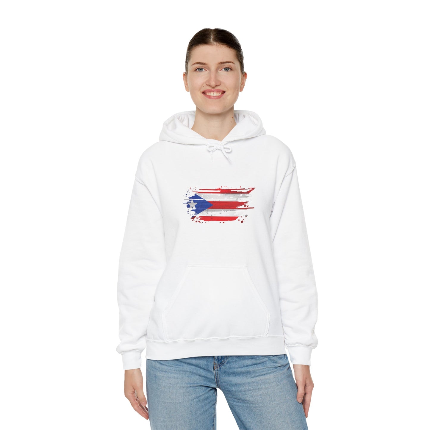 Puerto Rico Flag - Unisex Heavy Blend Hooded Sweatshirt