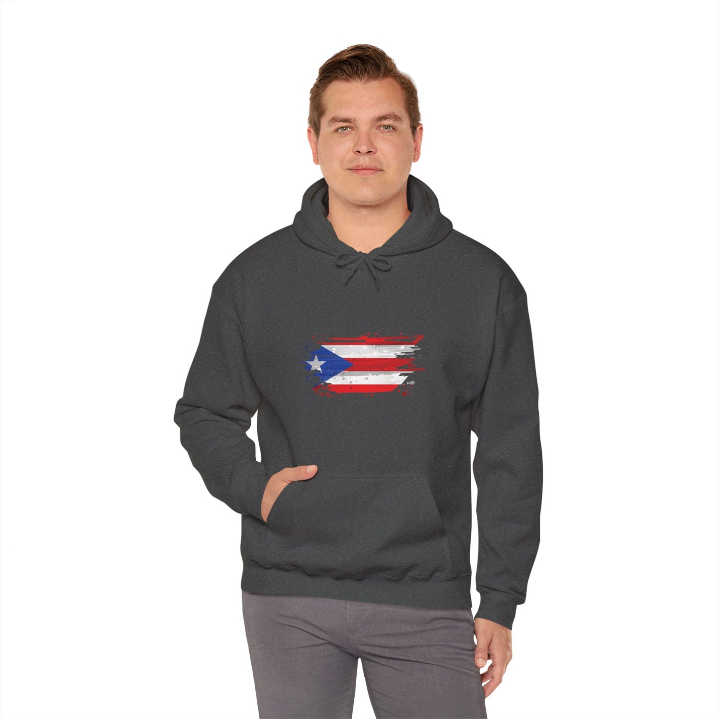 Puerto Rico Flag - Unisex Heavy Blend Hooded Sweatshirt