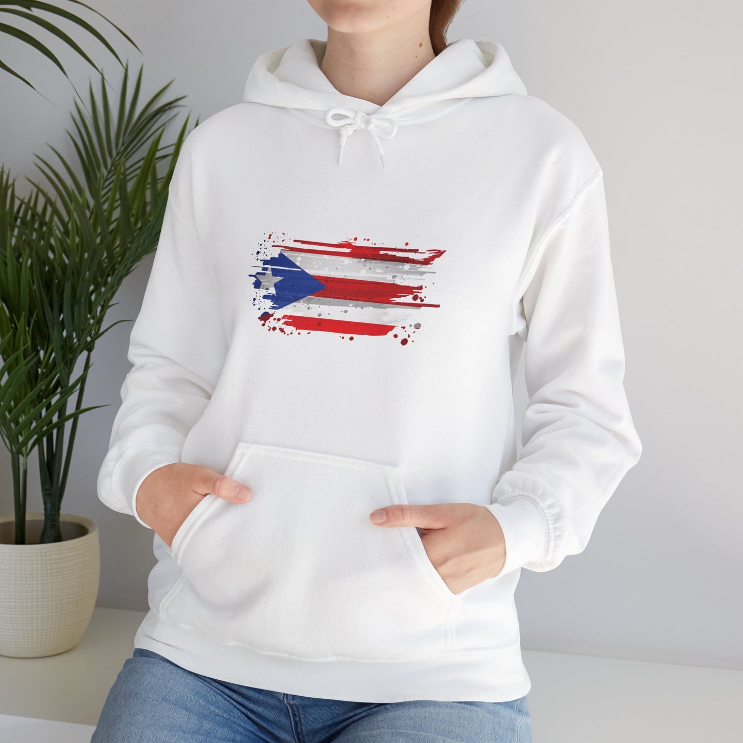 Puerto Rico Flag - Unisex Heavy Blend Hooded Sweatshirt