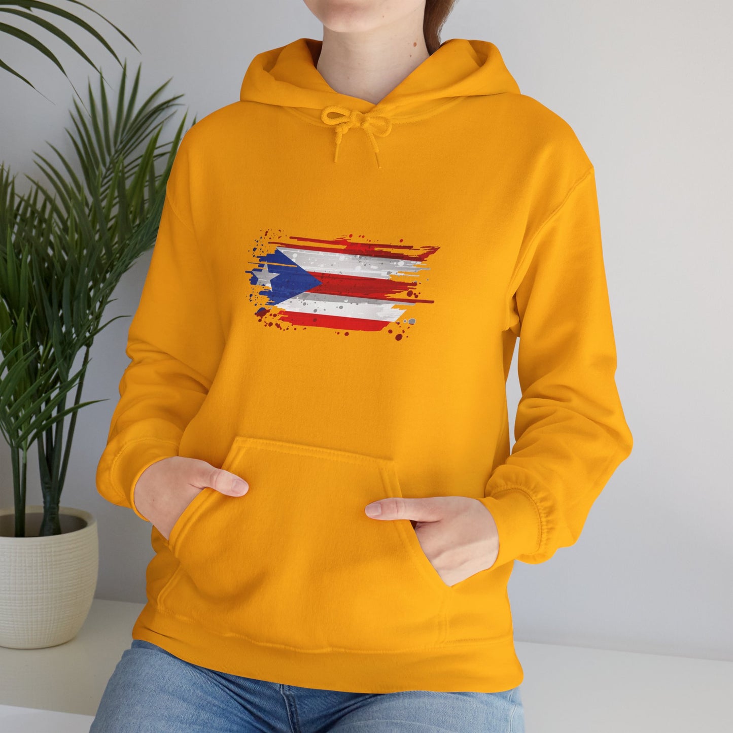 Puerto Rico Flag - Unisex Heavy Blend Hooded Sweatshirt