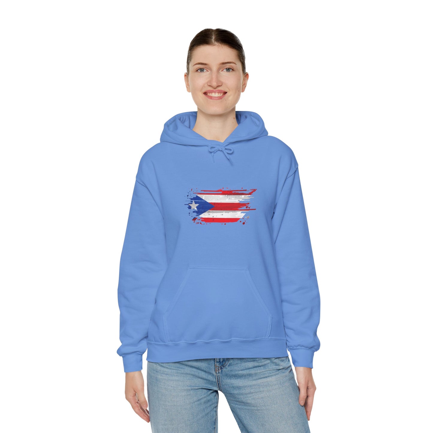 Puerto Rico Flag - Unisex Heavy Blend Hooded Sweatshirt