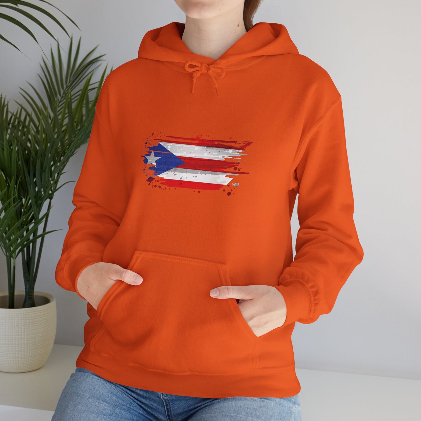 Puerto Rico Flag - Unisex Heavy Blend Hooded Sweatshirt