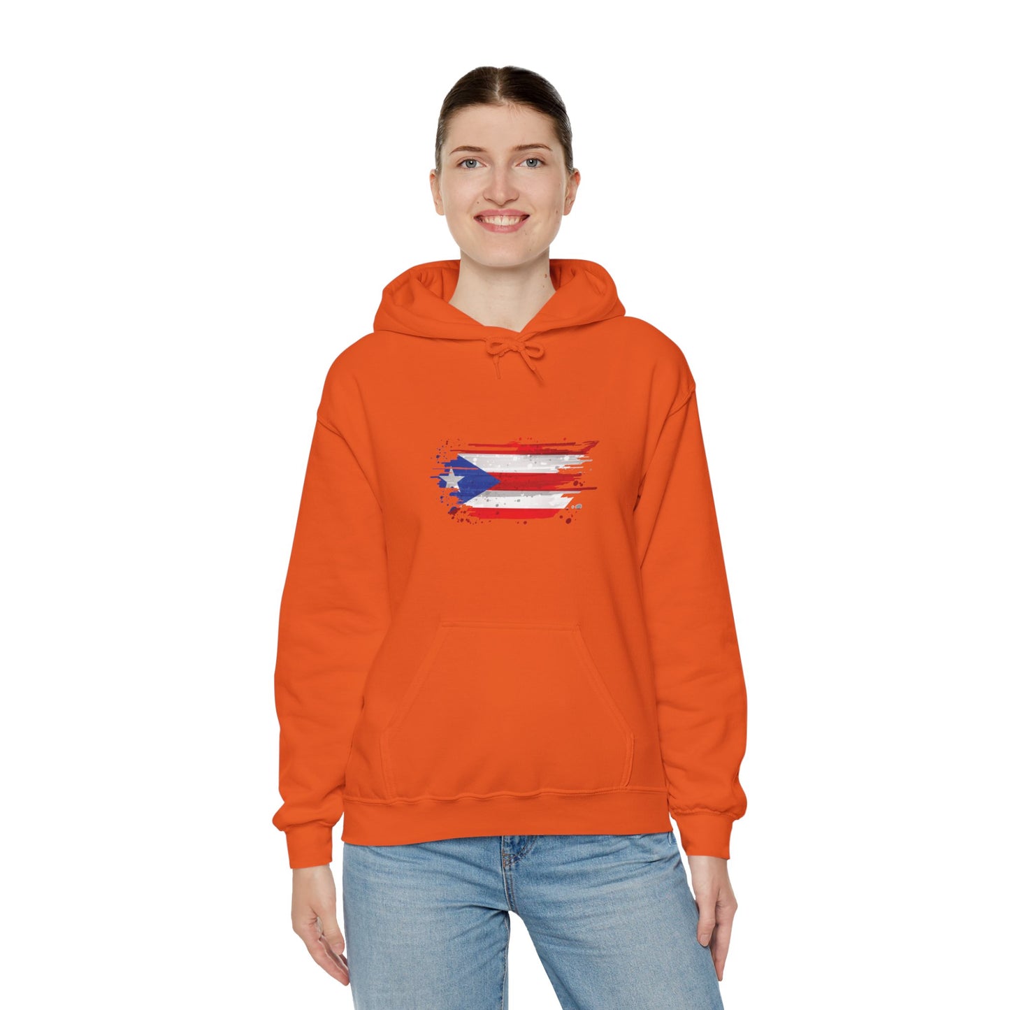 Puerto Rico Flag - Unisex Heavy Blend Hooded Sweatshirt