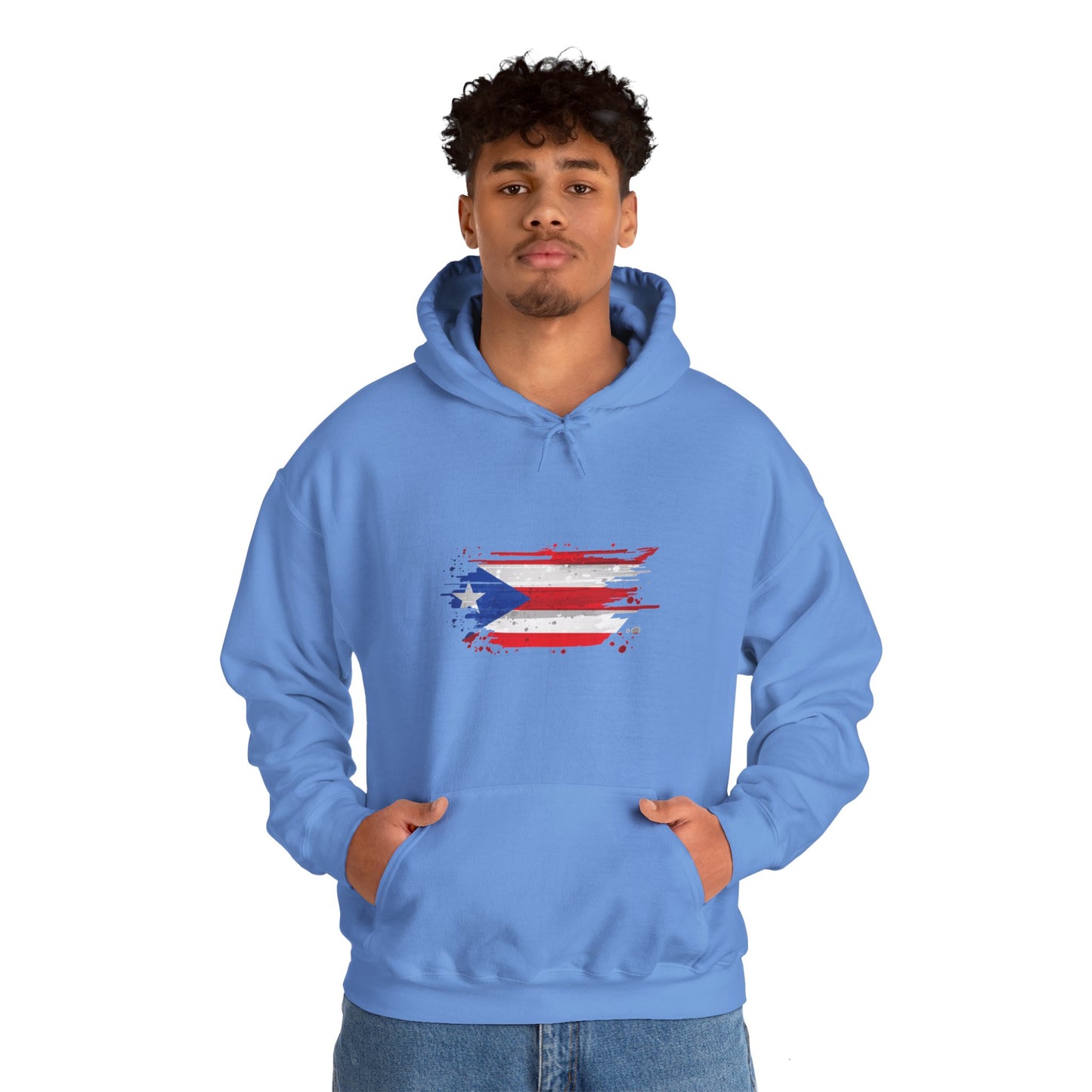 Puerto Rico Flag - Unisex Heavy Blend Hooded Sweatshirt