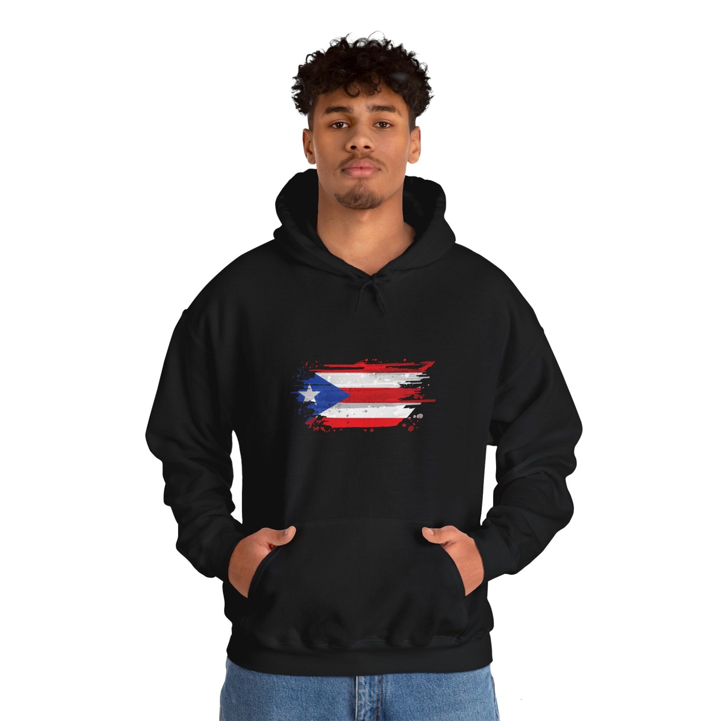 Puerto Rico Flag - Unisex Heavy Blend Hooded Sweatshirt