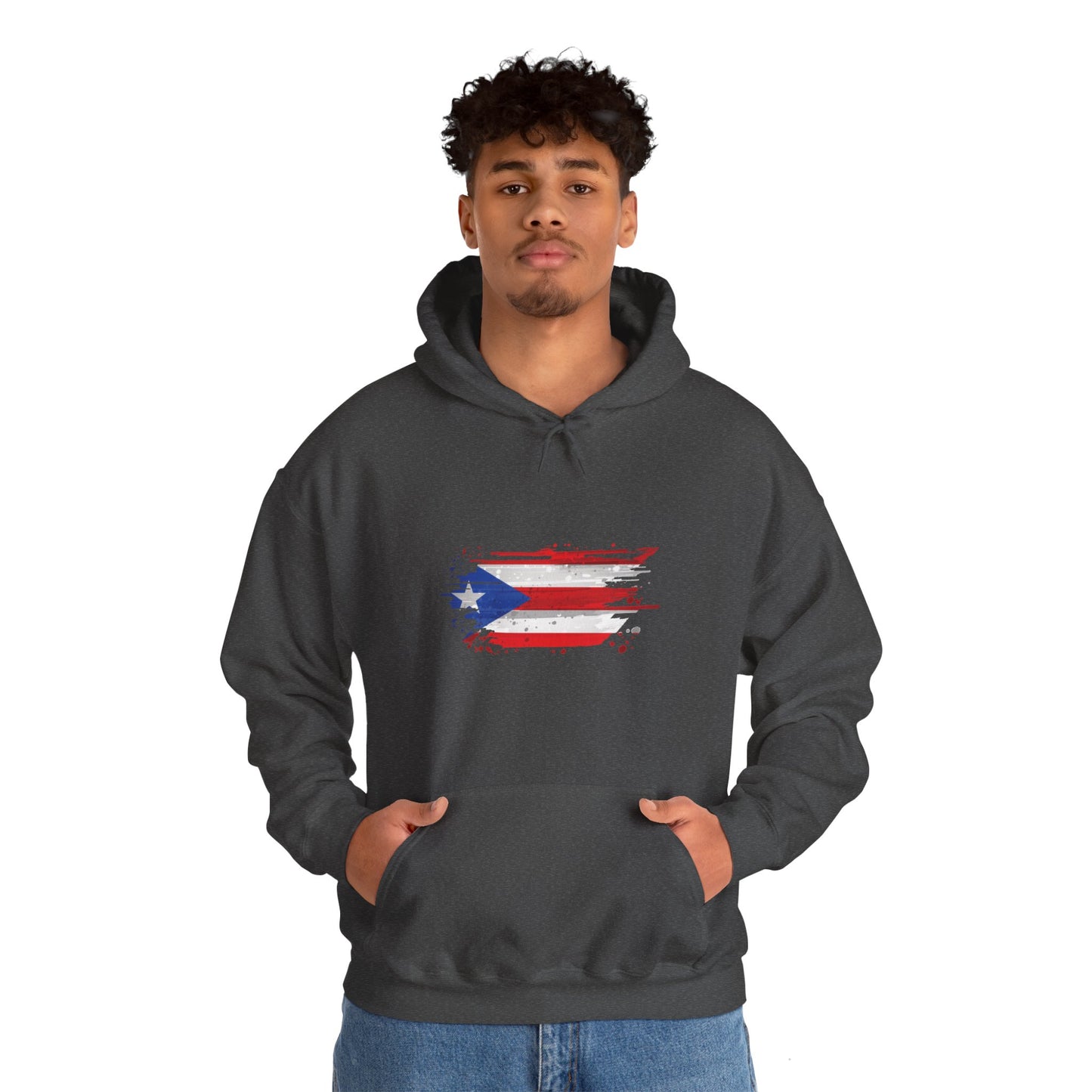 Puerto Rico Flag - Unisex Heavy Blend Hooded Sweatshirt