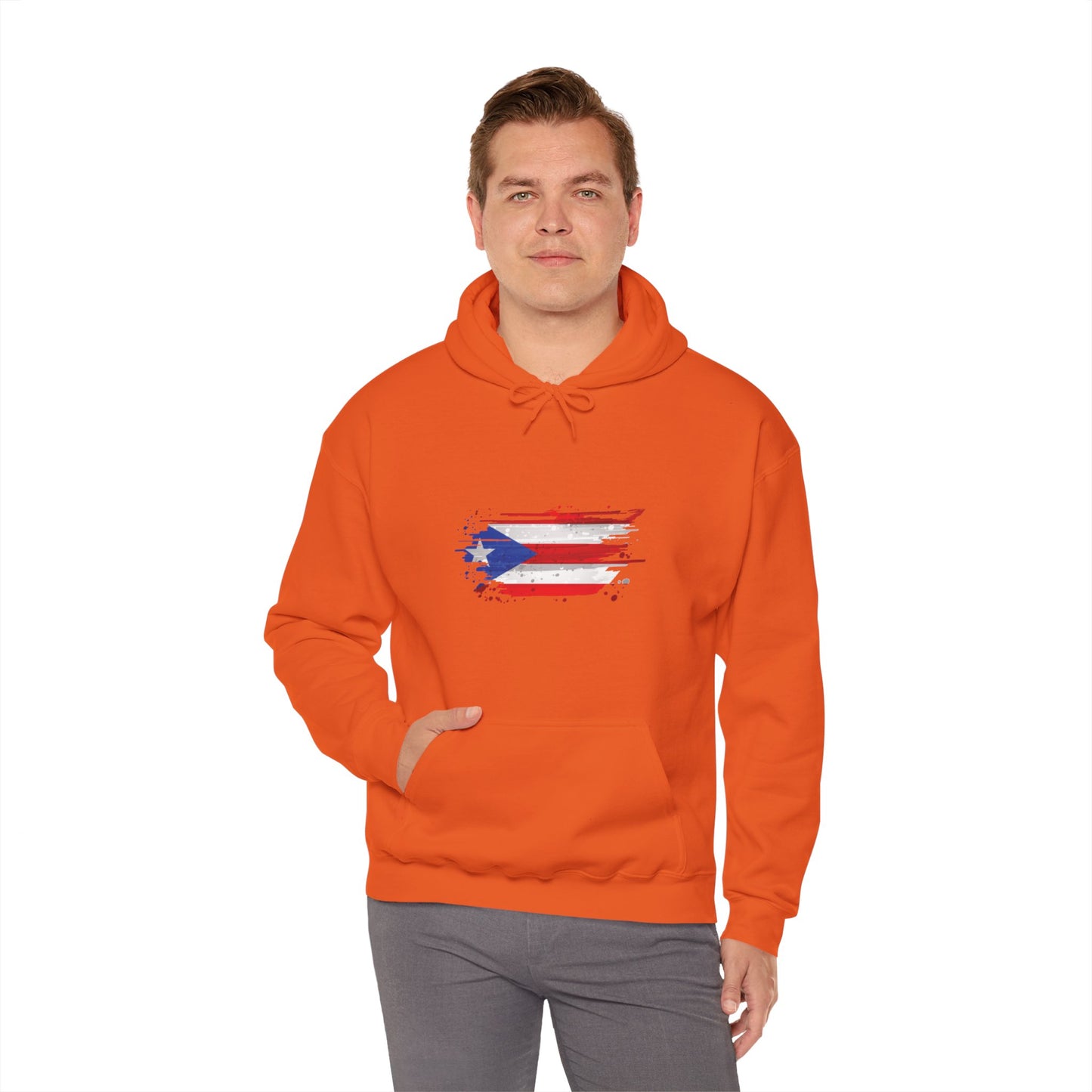 Puerto Rico Flag - Unisex Heavy Blend Hooded Sweatshirt