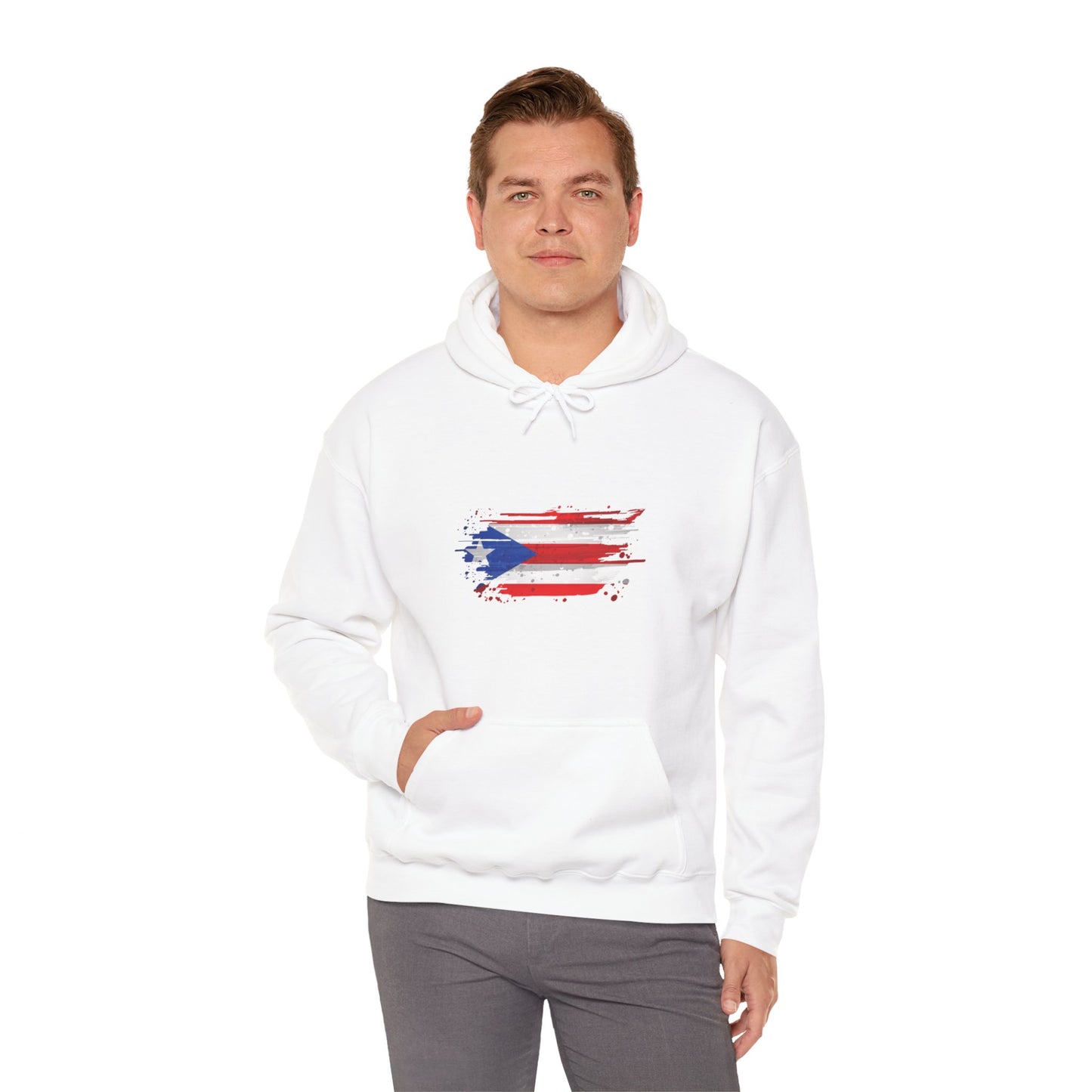 Puerto Rico Flag - Unisex Heavy Blend Hooded Sweatshirt