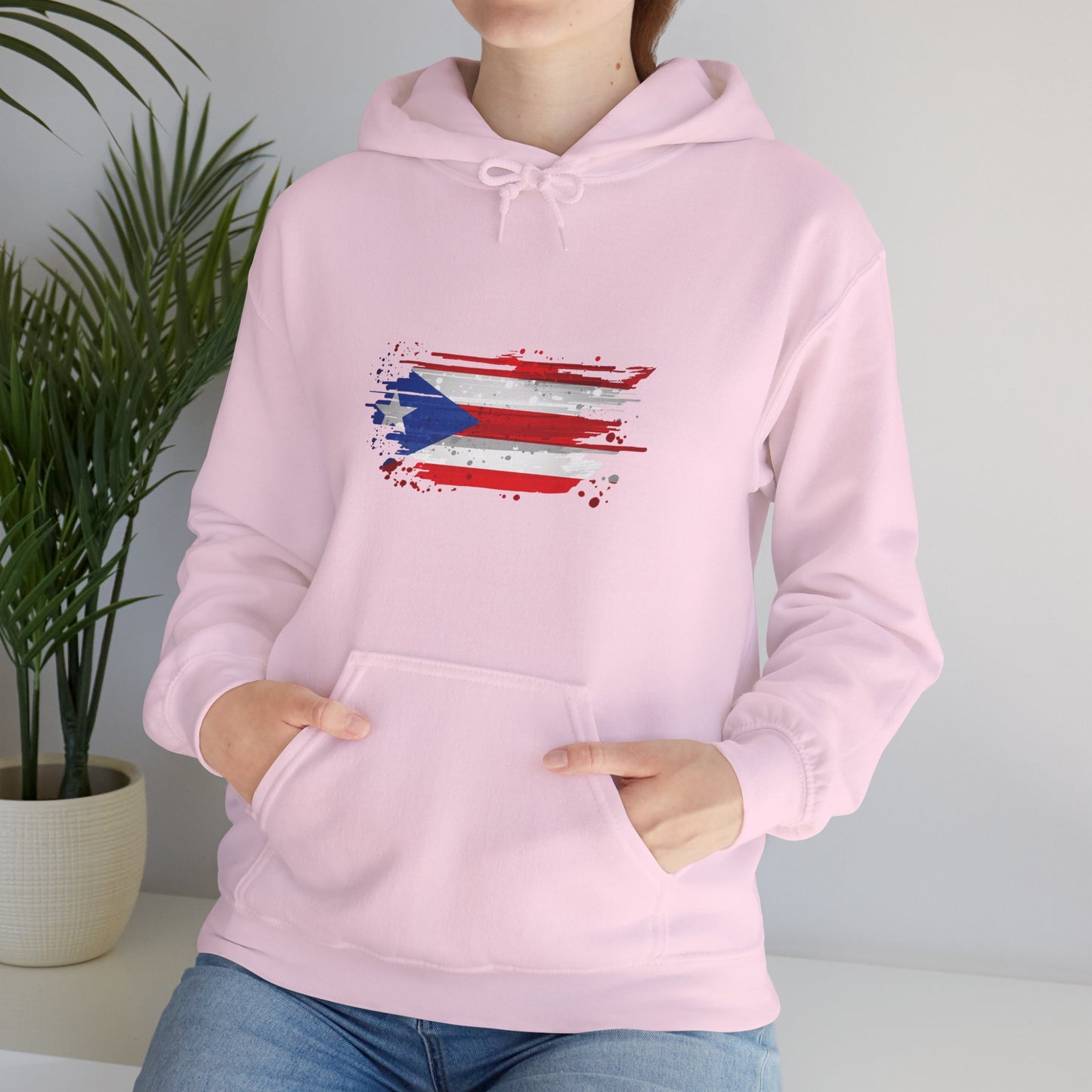 Puerto Rico Flag - Unisex Heavy Blend Hooded Sweatshirt