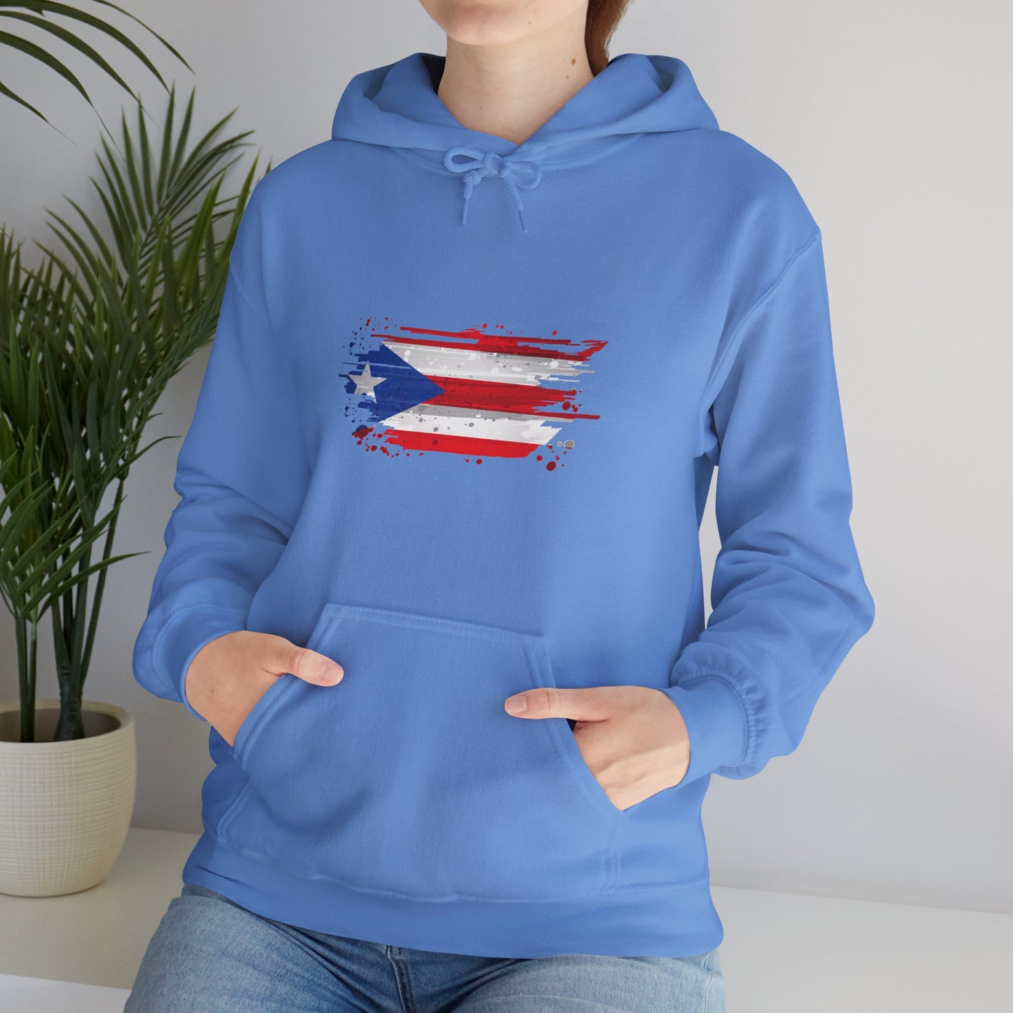 Puerto Rico Flag - Unisex Heavy Blend Hooded Sweatshirt