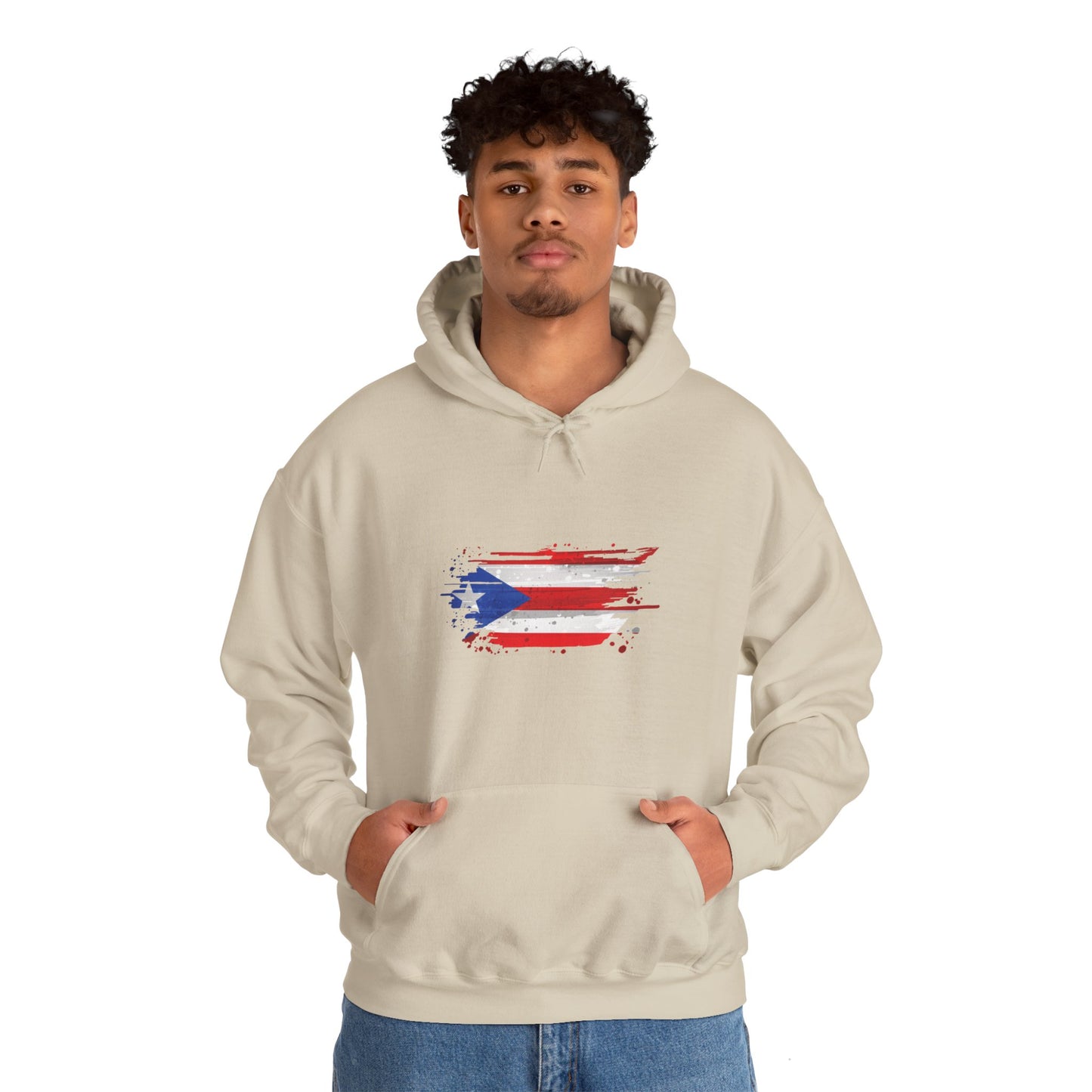 Puerto Rico Flag - Unisex Heavy Blend Hooded Sweatshirt